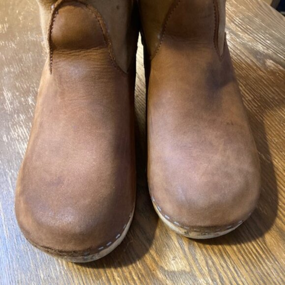 Sandgrens 40 8.5 shearling clogs boots like No. 6 - Picture 4 of 6